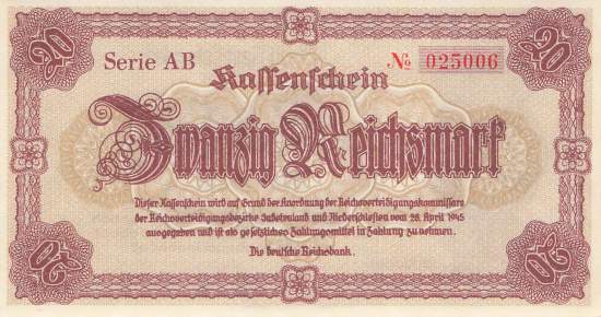 20 Mark 28.04.1945 ro.186